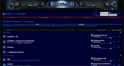 Desktop Screenshot of forum.bloodmoon.fr