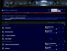 Tablet Screenshot of forum.bloodmoon.hu