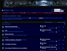 Tablet Screenshot of forum.bloodmoon.com.pt